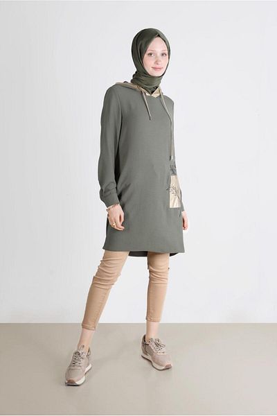 Alvina EMBROIDERED HOODED TUNIC 41743