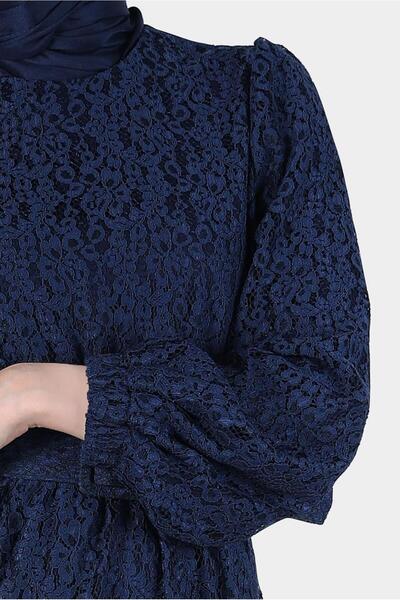 Alvina Kemerli Dantelli Elbise 42814