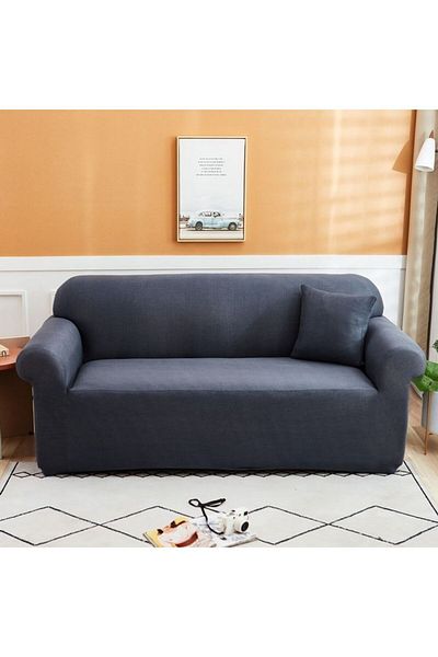 Generic Sharpdo Stretch Sofa Cover Grey 36 x 30 x 7cm
