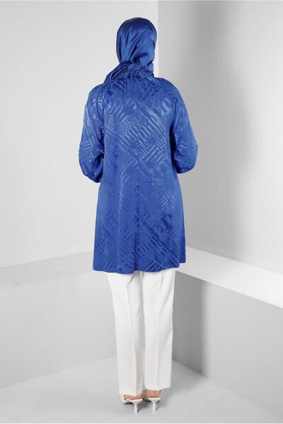 Alvina Patterned Satin Tunic with Accessories 43683