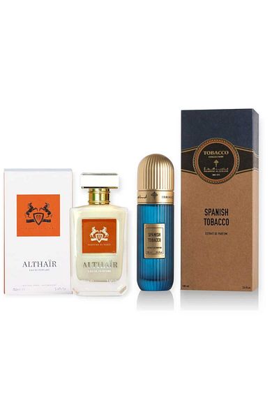 IBRAHEEM AL.QURASHI Spanish Tobacco Unisex Perfume - 100ml with Free 100ml Rebel Perfume