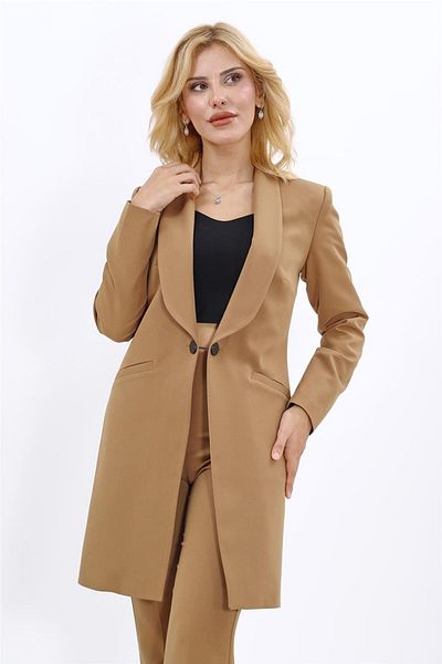 ÖNDER ÖZSOY Helen Camel Jacket