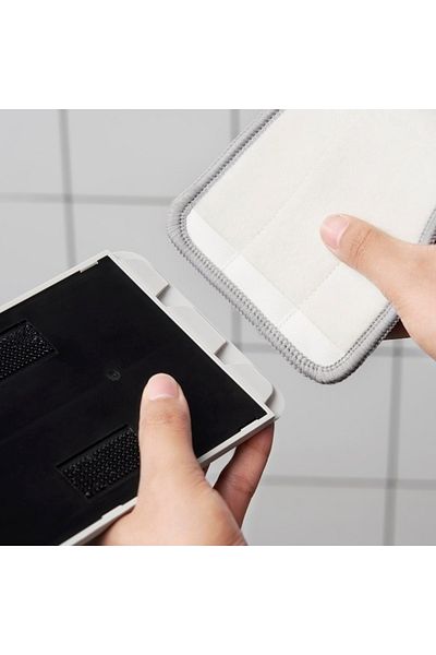 IKEA PEPPRIG Microfibre Pad for Flat Mop, Grey, 12x37 cm – Reusable & Efficient Cleaning Solution