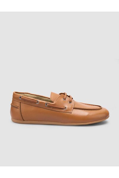 Cabani 100% Genuine Leather Tan Women's Loafer