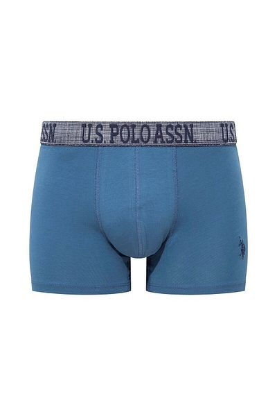 U.S. Polo Assn. Πόλο Ασν. Ανδρικά Indigo-Navy Blue-Printed Boxer 3 τεμαχίων σε κουτί - Πολλαπλά χρώματα - BATDN80V50I3V