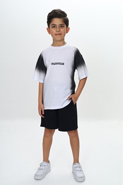 Toontoy Σετ σορτς για αγόρια Garni Detailed Playtime με τύπωμα