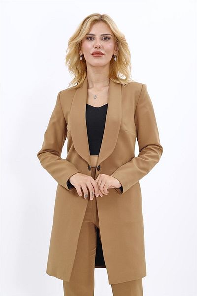 ÖNDER ÖZSOY Helen Camel Jacket