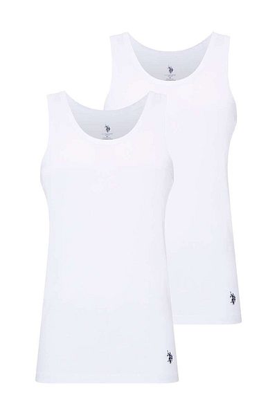 U.S. Polo Assn. Πόλο Ασν. Ανδρικό εσώρουχο 2 τεμαχίων Cotton&Modal White Boxed - Λευκό - BATDN80O18U9A