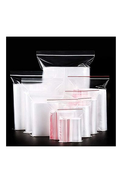 Generic BGM 100-Piece Reusable Zip Lock Plastic Seal Packaging Bag Clear 5x7cm