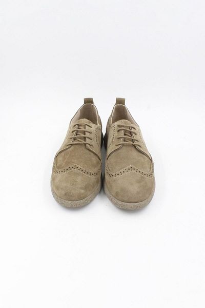 ENDİCAN 718 Ml002 Women's Genuine Leather Shoes Vizon Suet