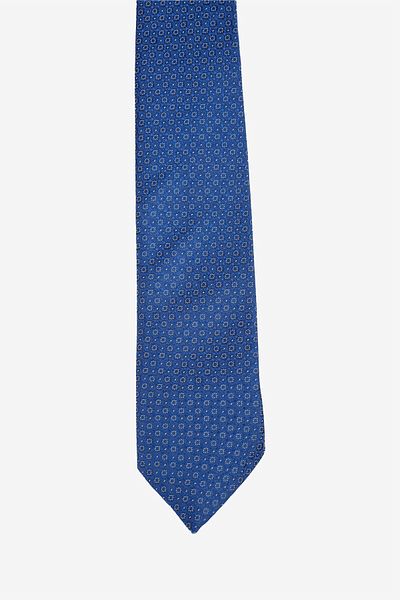 ALTINYILDIZ CLASSICS Men's Navy Blue-Grey Patterned Tie