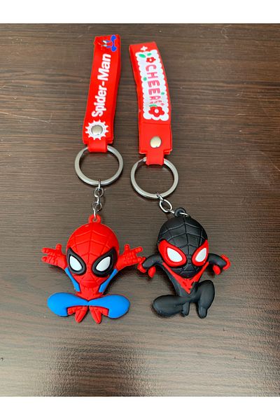 shop Spiderman Silicone Keychain 2 Pack