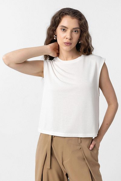 Antioch White Modal Fabric Women's T-Shirt