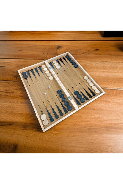 imsaconcept Katlanır Ahşap Satranç ve Tavla Seti Sevgiliye, Arkadaşa Hediyeli...