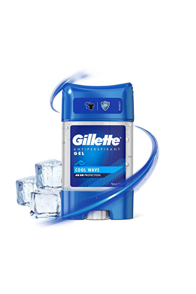Gillette Clear Jel Power Rush Antiperspirant Deodorant 70 ml x3 Adet