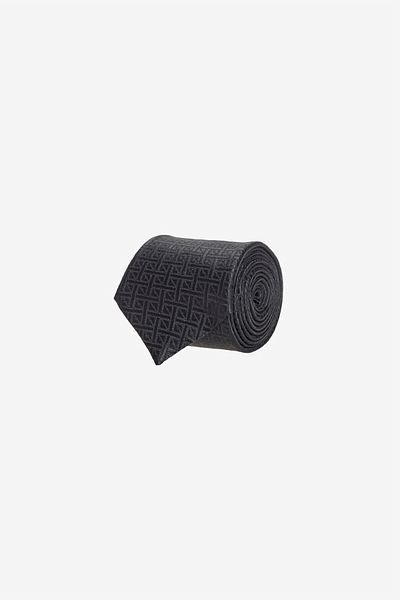 ALTINYILDIZ CLASSICS Men's Black Patterned Tie