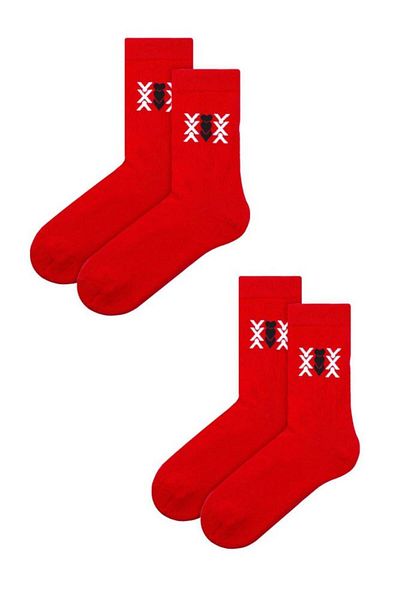 Bross Women's and Men's Heart Socks Combination 3