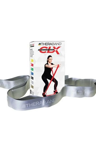 THERABAND CLX Consecutive Loops Band 2 metri SILVER 4,6 Kg REZISTENȚĂ