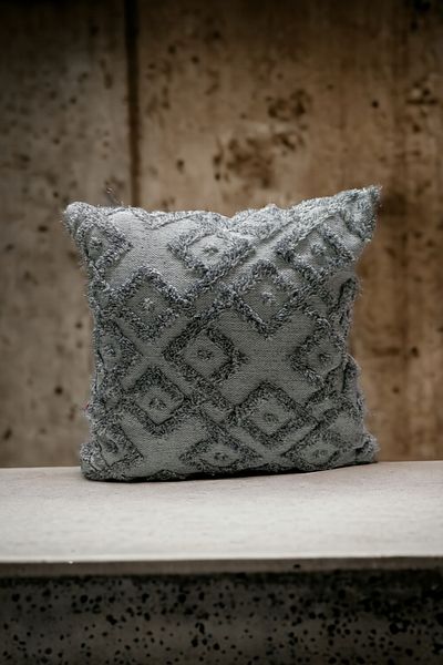 Mislina Home Față De Pernă Decorativă Boemă Față De Pernă 43x43 Cm Gri