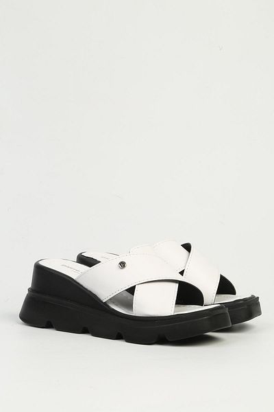 Pierre Cardin نعال بكعب نسائي أبيض PC-7535