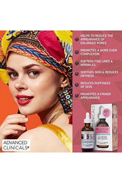 Advanced Clinicals مصل الجليكوليك 10% من أدفانسد كلينيكالز