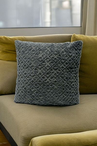 Mislina Home Față de pernă decorativă boemă gri - 45x45 cm pernă cu model autentic