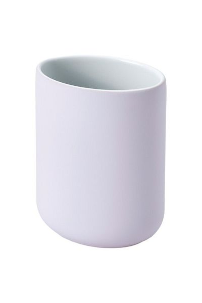 IKEA EKOLN Toothbrush Holder – Lilac, Durable Stoneware, Stylish & Hygienic Organizer for Bathroom
