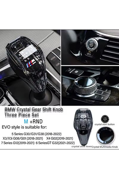 YıldızTuning Bmw 6 Series G32 Crystal Gear Shift Knob 2021-2022