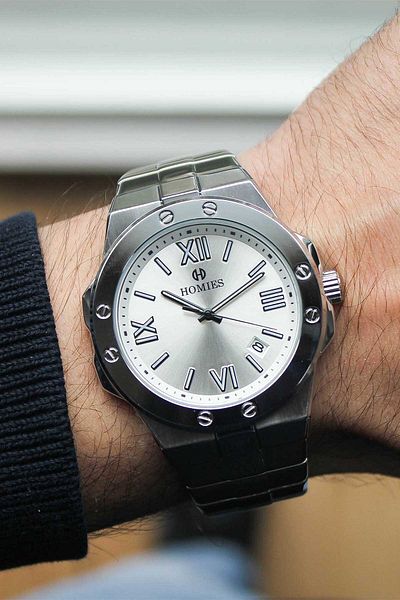 Homies Hm17864S02-2 Men's Wrist Watch with Steel Cord