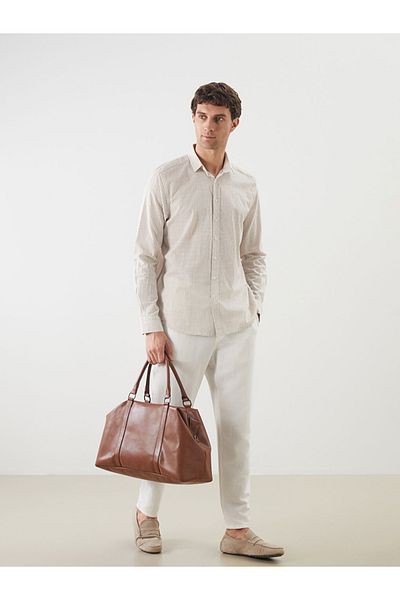 LC Waikiki Cămașă elegantă pentru bărbați, 100% bumbac, popelin