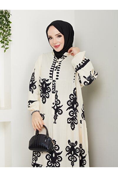 TOKARİS TEKSTİL ΦΟΡΕΜΑ ΜΑΥΡΟ ΜΕ ΦΑΚΕΛΩΜΑΤΟΣ ΕΘΝΙΚΟ ΣΧΕΔΙΟ ΑΠΟ ΒΙΣΚΟΖ ΣΕ ΧΑΛΑΡΗ ΓΡΑΜΜΗ