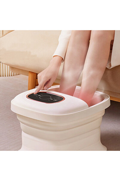 Coverzone Ayak Spa ve Masaj Taşınabilir Katlanabilir Ayak Küveti Sabit Sıcakl...