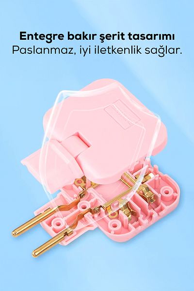 DEMPOWER محول متعدد المقابس قابل للطي بثلاثة منافذ