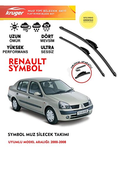 Genel Markalar Clio Symbol Cam Muz Silecek 2004 Model Araca Özel Aparat