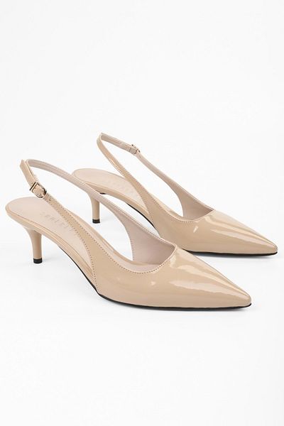 Shoeberry Women's Estelle Stiletto Skin Patent Leather Shoes