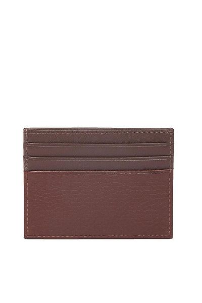 Tommy Hilfiger Men's Th Premium Card Holder Wallet - Dark Brown