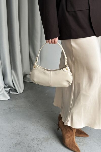 LEONAS Women's Hand and Shoulder Bag Baguette, Bloom Mink
