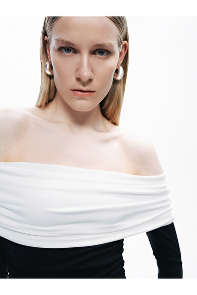 Nocturne Contrast Color Maxi Dress