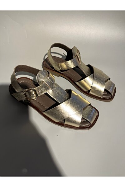 Butik Noble shoes hakiki deri kadın sandalet