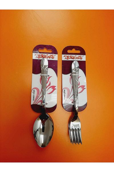 Tercan çelik Crescent Fork Spoon Set 12 Pieces Tercan Crescent Tablespoon and Fork
