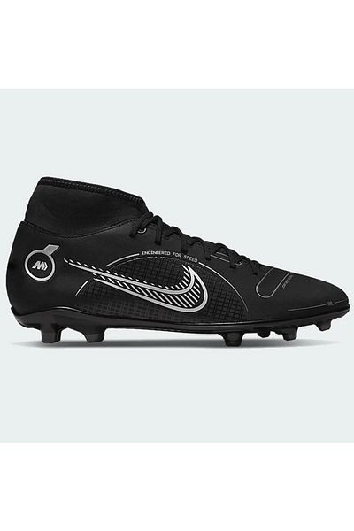 Nike Mercurial Superfly 8 Black Soccer Shoes - Socks Cleats
