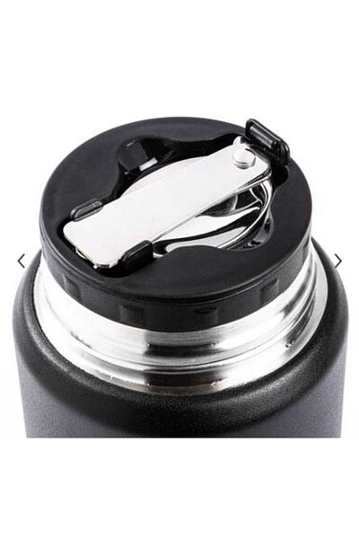 Tantitoni Kake, 500 Ml, Stainless, Leakproof, with Steel Spoon, Food Thermos, Lunch Box