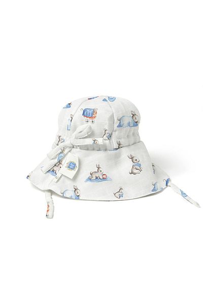 DEUX LAPINS 100% Cotton Muslin Baby Hat - Bebe Lapin