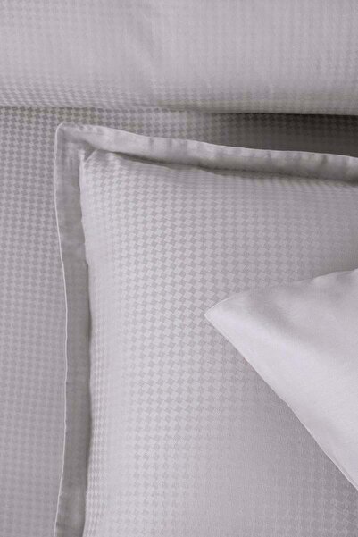 Altınbaşak Двоспальний комплект постільної білизни з жаккардовим візерунком Diamond, сірий (6 предметів)