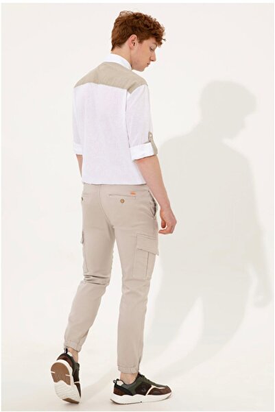 U.S. Polo Assn. Beyaz Erkek Pantolon