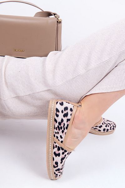 lovitto Pantofi espadrille pentru femei Vegan Leopard
