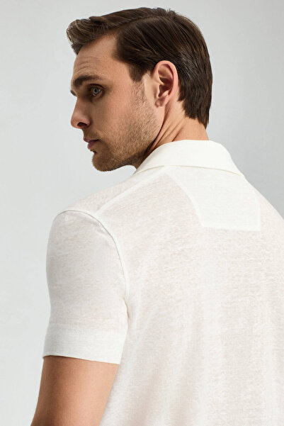 Hemington Pure Linen Short Sleeve White Shirt
