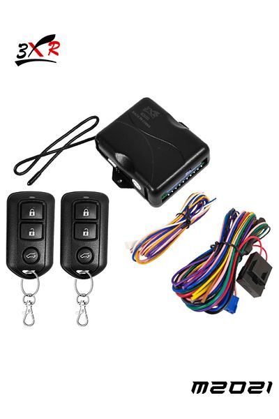 3XR Advanced Car Keyless Entry System w/ Dual Remotes & Full Wiring Kit for Enhanced Vehicle Security