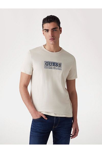 Guess Ss Cn Box Men's Slim Fit T-Shirt