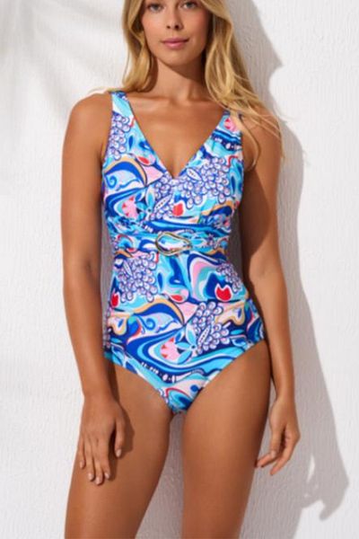 Pierre Cardin Corset cu decolteu în V cu centură Stella, cu curea de umăr reglabilă, căptușită, confortabilă